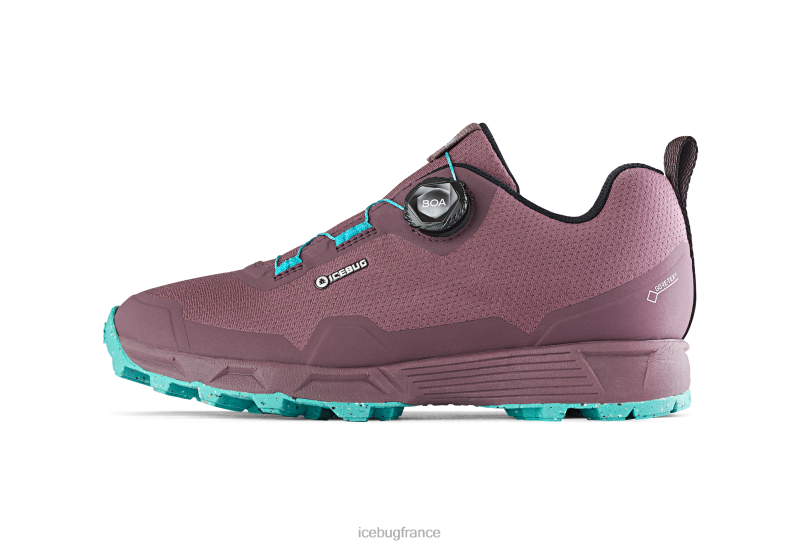 chaussure 8HT6215 femmes Icebug rover rb9x gtx poussière de prune/menthe