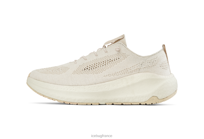chaussure 8HT6220 femmes Icebug aura rewool rb9x marche sable blanc