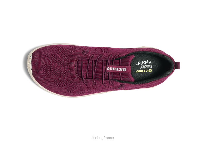 chaussure 8HT6222 femmes Icebug eli rb9x cramoisi