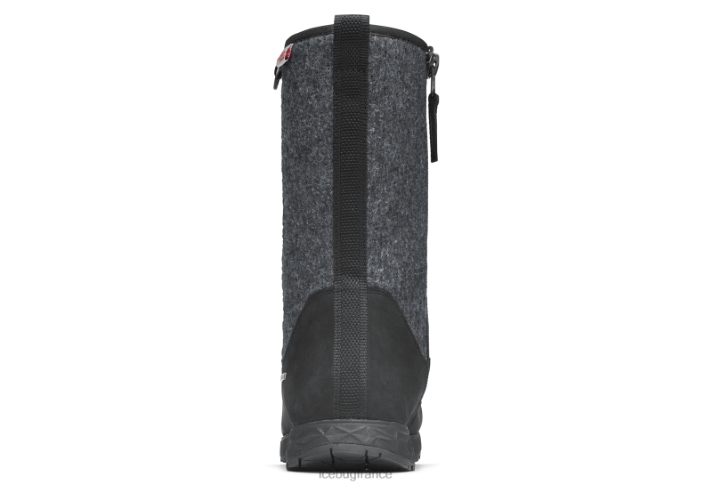 chaussure 8HT6243 femmes Icebug bosquet laine michelin bugdri gris noir