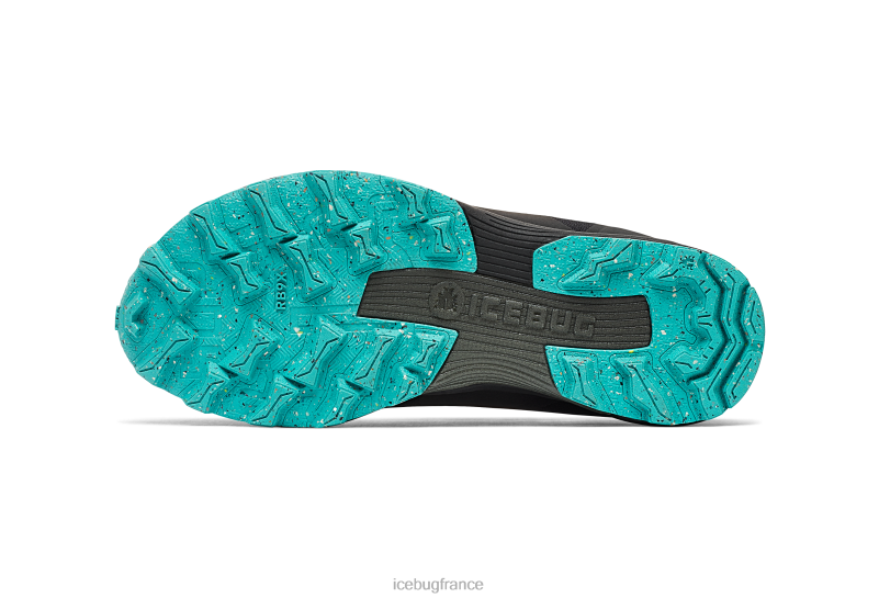chaussure 8HT6251 femmes Icebug rover mi rb9x gtx noir/menthe