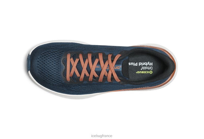 chaussure 8HT6260 Hommes Icebug aura rb9x en cours d'exécution bleu profond/cuivre