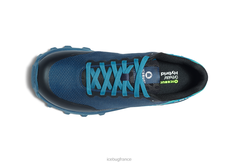 chaussure 8HT6268 Hommes Icebug bugrip python6 bleu foncé/menthe