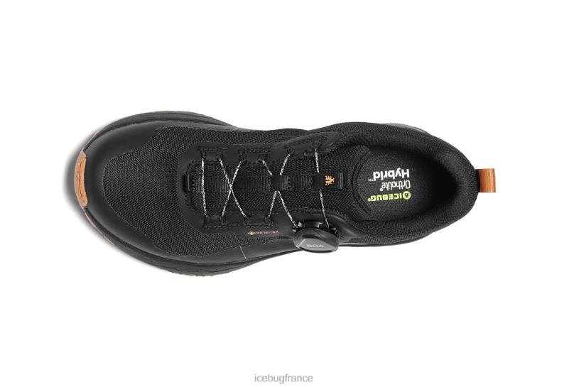 chaussure 8HT6273 Hommes Icebug brume rb9x gtx noir/érable