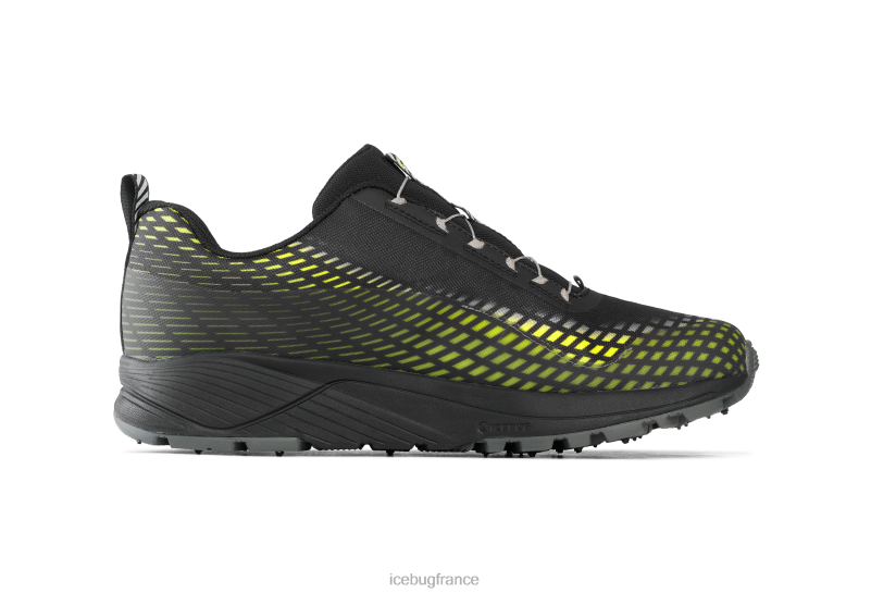chaussure 8HT6274 Hommes Icebug newrun bugrip gtx noir/poison