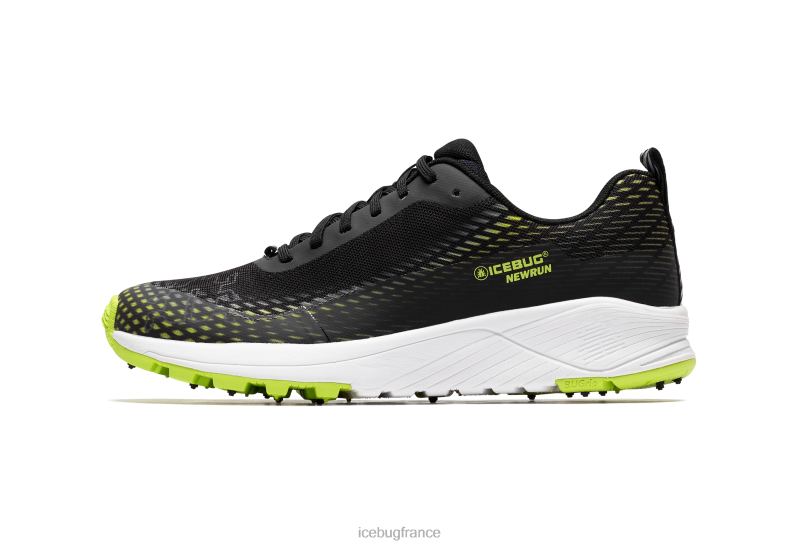 chaussure 8HT6275 Hommes Icebug bugrip de nouvelle exécution noir/poison