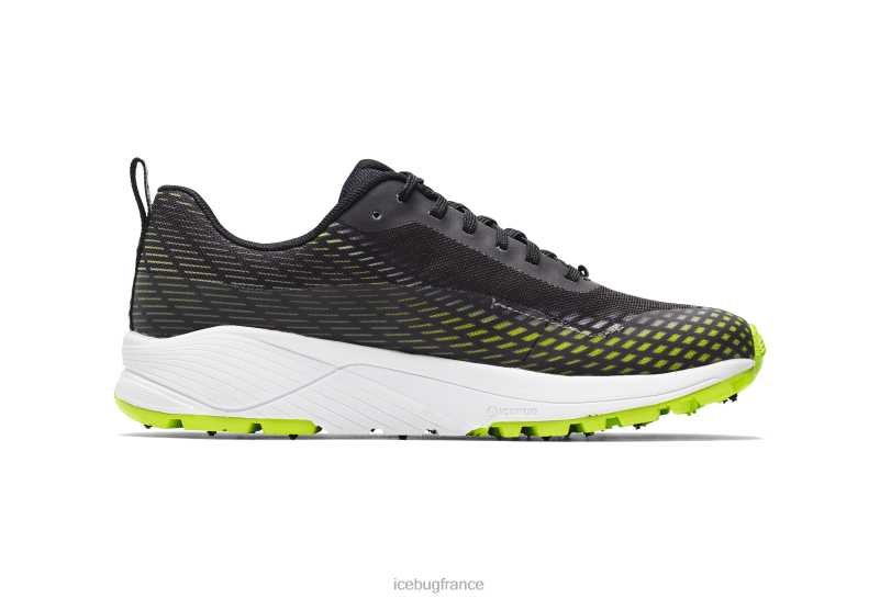 chaussure 8HT6275 Hommes Icebug bugrip de nouvelle exécution noir/poison