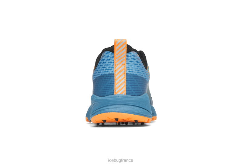 chaussure 8HT6276 Hommes Icebug bugrip de nouvelle exécution bleu brume/orange