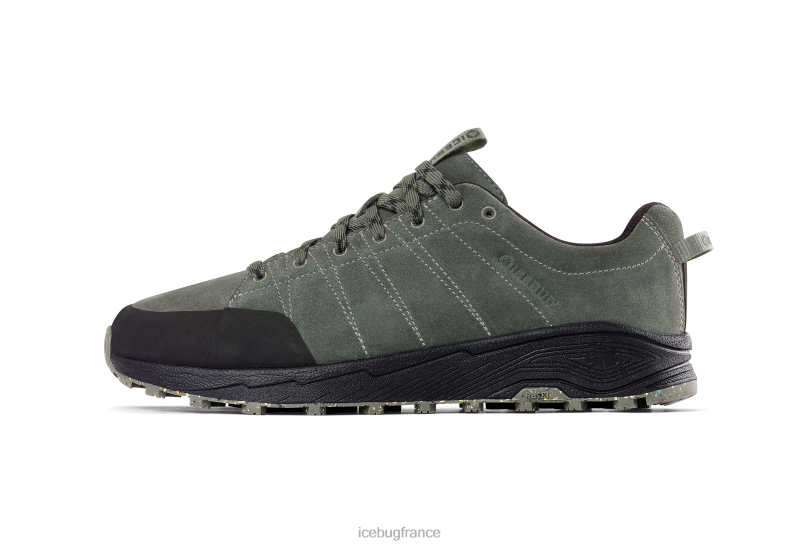chaussure 8HT6278 Hommes Icebug peu rb9x gris pin/noir