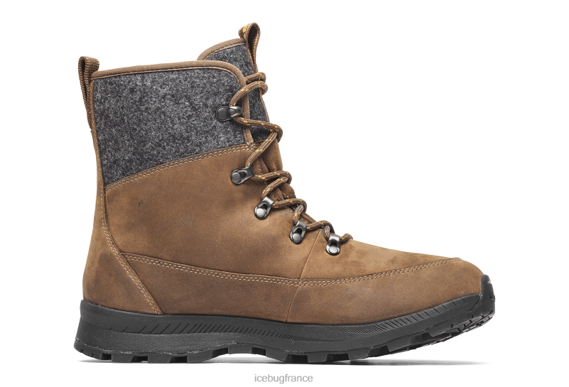 chaussure 8HT6281 Hommes Icebug adak rewool michelin café/gris