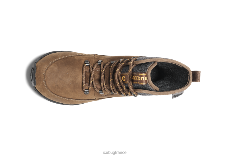 chaussure 8HT6281 Hommes Icebug adak rewool michelin café/gris